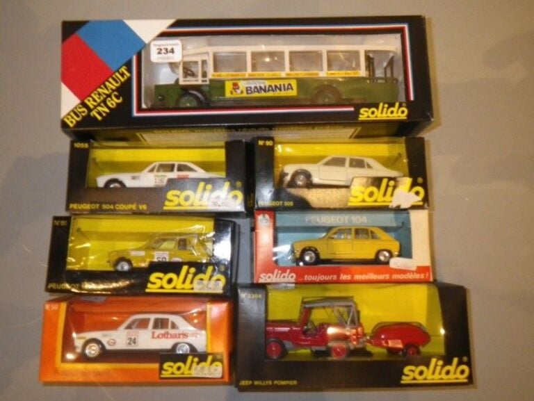 Solido France: 7 autos en