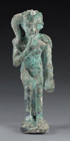 Statuette d'Harpocrate assis, n