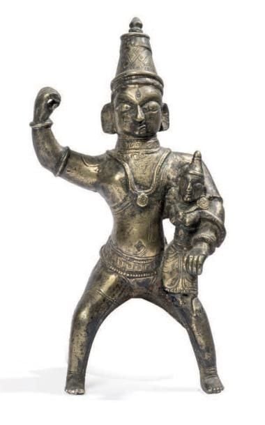 Statuette de Khandoba Bronze