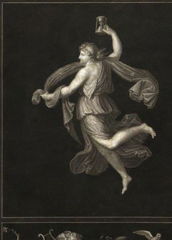 Suite de 12 allégories représentant «les heures du jour et de la nuit