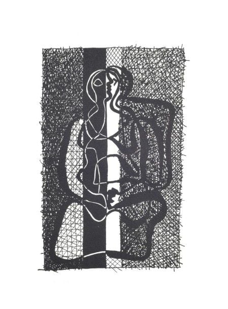 Suite de quatorze illustrations sur vingt-et-une tirées de "Hélène chez Archimède", toutes jutifiées 65/140