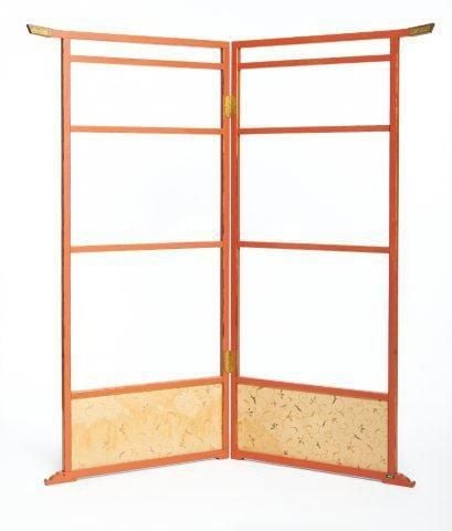 Support pour kimono japonais (iko) pliant avec deux petits panneau