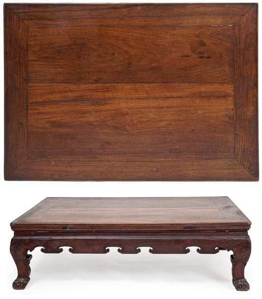TABLE A OPIUM COMPOSITE, LE PLATEAU VRAISEMBLABLEMENT EN HUANGHUALI, KANG