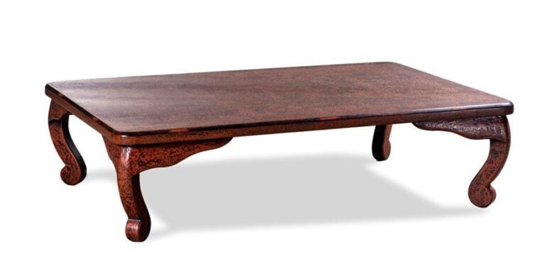 TABLE BASSE EN BOIS LAQUE