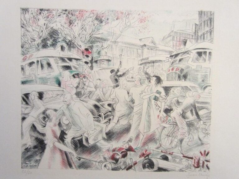 Taille, douce, signée et numérotée 22/50, 21 x 27 cm