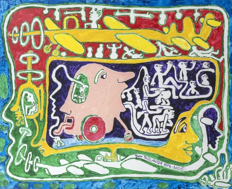 Tête portée par des roues, 1973-2006