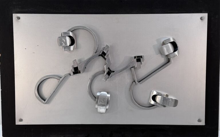 THIBAUD WEISZ DIT THIBAUD (1910-2005) - Panneau décoratif en aluminium et alumi…