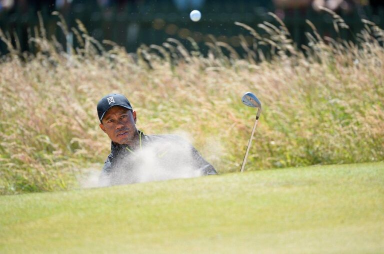 Tiger Woods, British Open - 2014 © Pierre Lahalle/L'Équipe 15 juillet 201