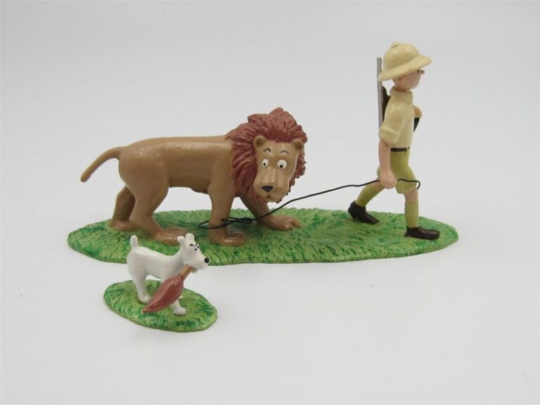 « Tintin au Congo » Tintin, Milou et le Lion