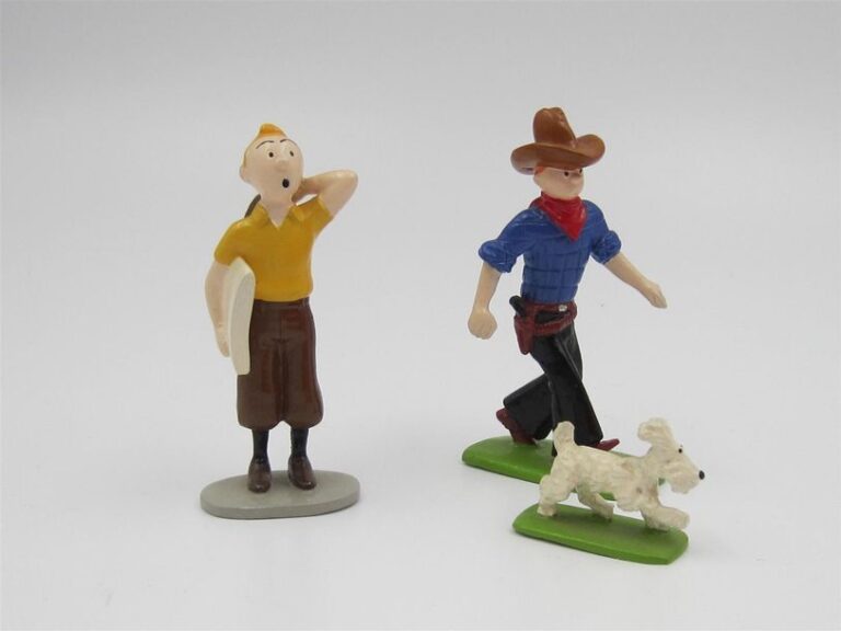 « Tintin en Amérique » Tintin en cowboy avec Milou