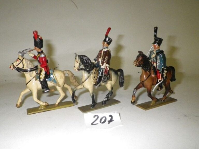 Trois cavaliers Ier Empire MIM - 100%
