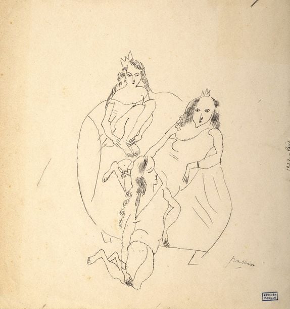Trois femmes, Paris, 1922