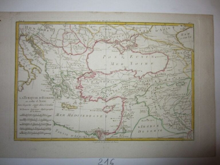 TURQUIE D'EUROPE ET CELLE D'ASIE, HORS LA PARTIE SITUEE DANS L'ARABI