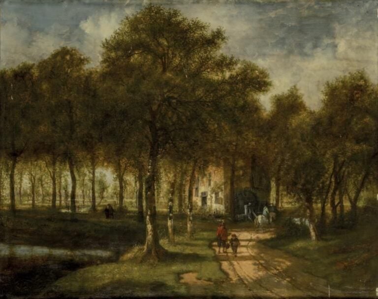 Un Moulin à l'orée d'une forêt