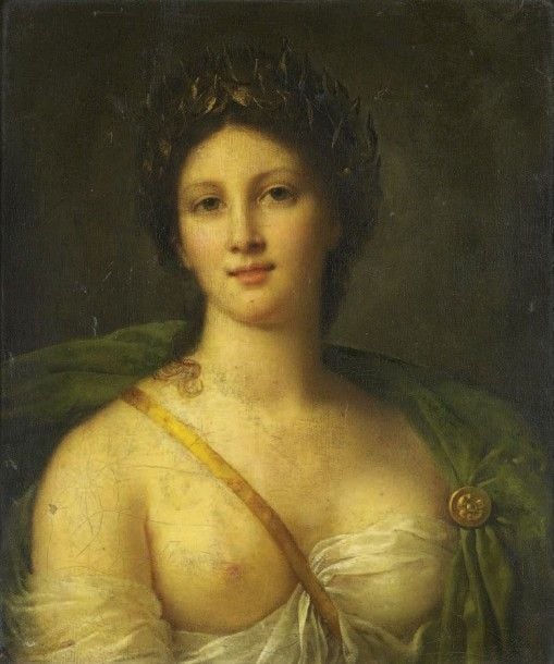 Une muse Huile sur toil