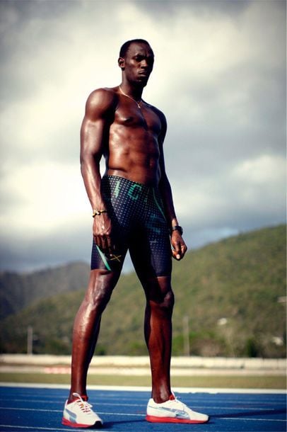 Usain Bolt à l'entraînement - 2012 © Franck Seguin/L'Équipe 1er avril 201