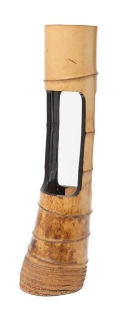 Vase en bambou pour arrangement de fleur ikeban