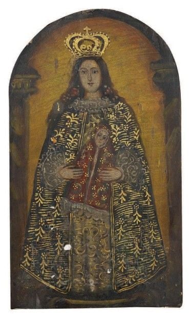 Vierge à l'Enfant (élément de tabernacle