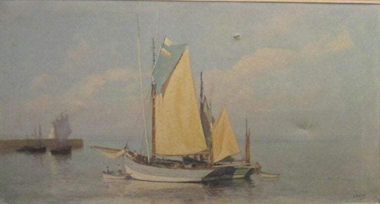 Voilier à l'île d'Yeu
