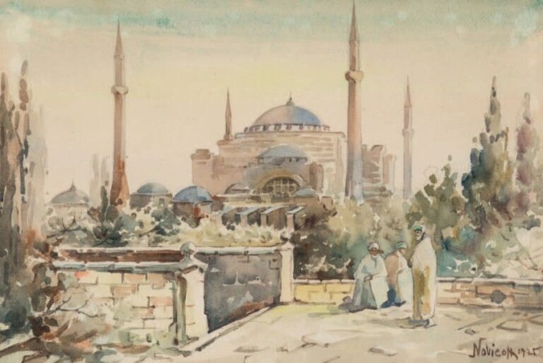 Vue d'Hagia Sophia
