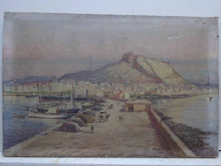 Vue d'un port méditerranéen