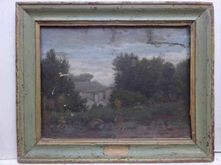 Vue d'un village dans le bocage