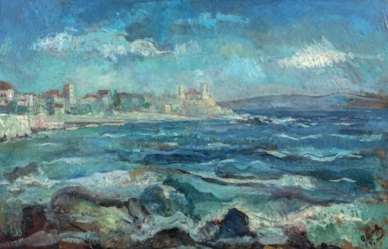 Vue du cap d'Antibes, 1940