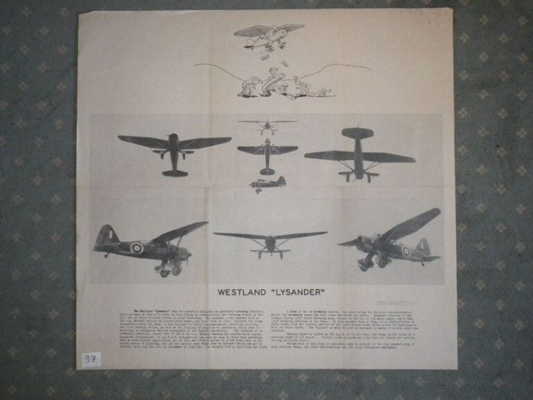WESTLAND « LYSANDER » et FAIREY « SWORDFISH 