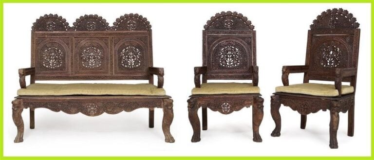 [X] BANC / BANQUETTE EN BOIS INDIGENE