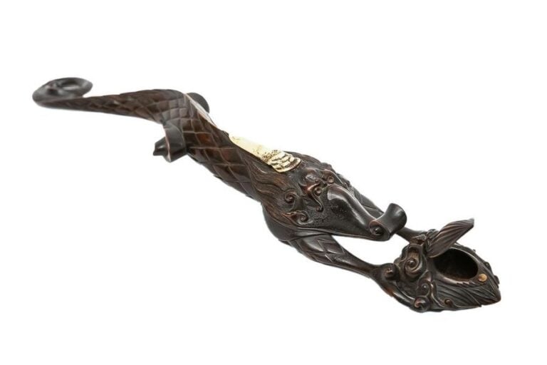 [X] CUILLERE D’APOTHICAIRE EN BOIS INDIGENE
