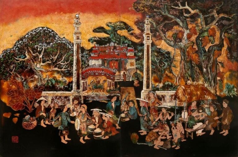 [X] HI?U D? (VIETNAM / INDOCHINE PUIS ETATS-UNIS, 1935-2009), PSEUDONYME DE NGUY?N TANH D?, ELEVE DE LE VAN ??
