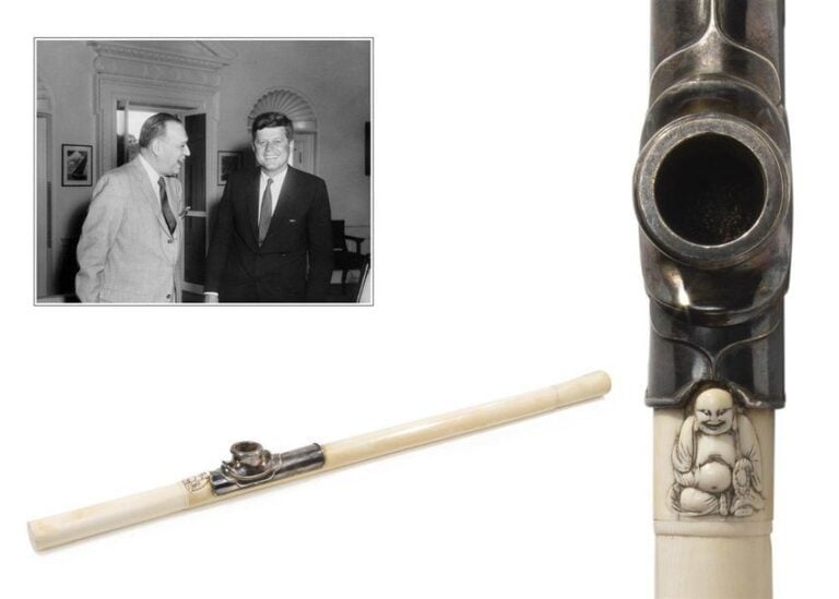 [X] PIPE À OPIUM EN IVOIRE