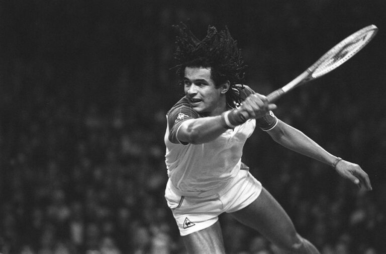 Yannick Noah - Finale de Coupe Davis 1982 © L'Équipe 26 novembre 198