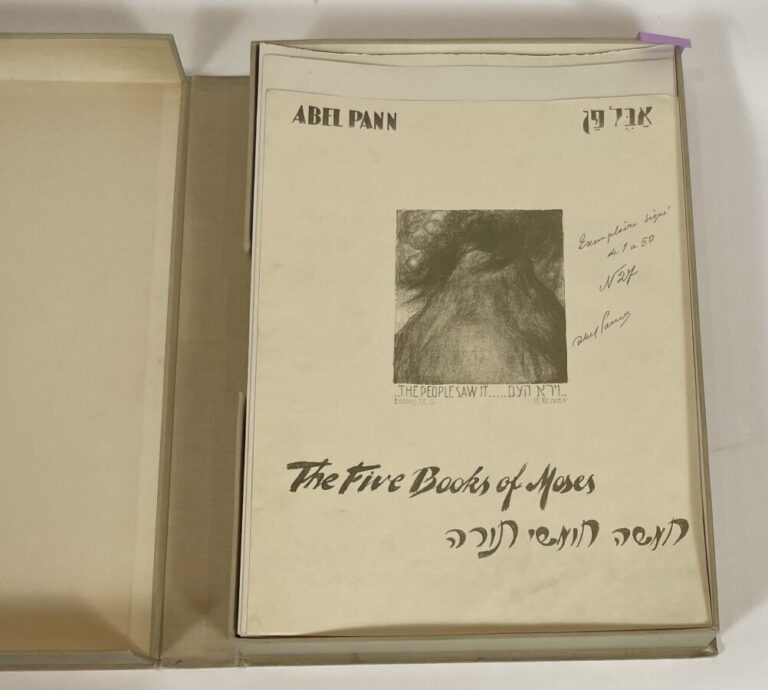 Abel PANN (1883-1963) - The Five Books of Moses, Jerusalem, 1930, folio, sous e…