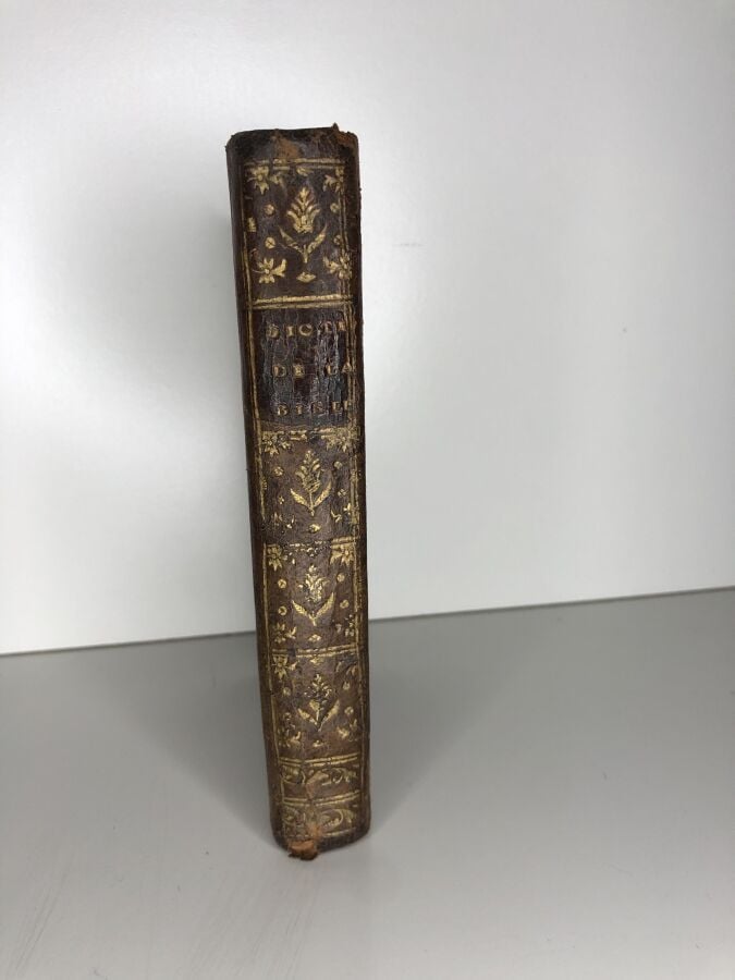 ANONYME - Dictionnaire abrégé de la BIBLE pour la connaissance des tableaux his…