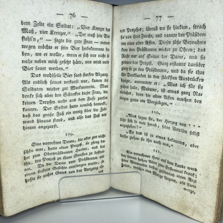 ANONYME. - oder Auswahl der besten und witzigsten Anekdoten und Geschichten. Éd…