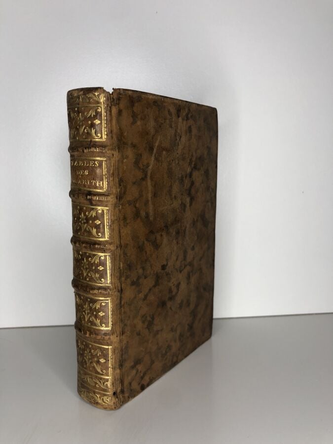 ANONYME. - Tables de logarithmes pour les sinus, tangentes de toutes les minute…