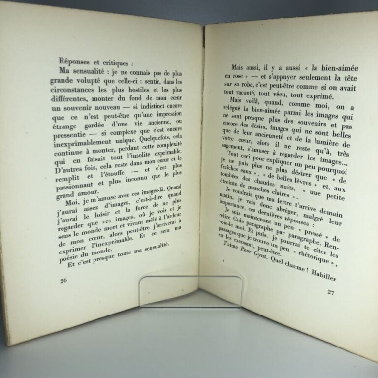 AVELINE (Claude). - Lettres d'Alain-Fournier au petit B. Édité à Paris chez Emi…