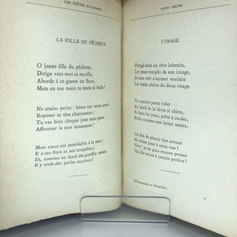 BAILLIERE (Paul). - Poètes allemands et poètes anglais. Édité à Paris chez Alhp…