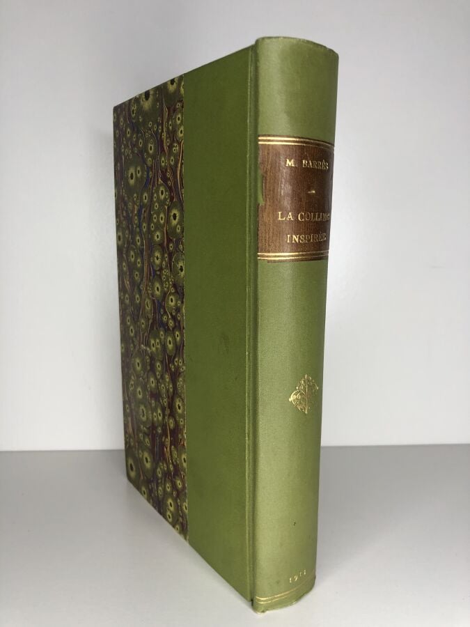 BARRES (Maurice). - La colline inspirée. Édité à Paris chez Emile-Paul frères e…