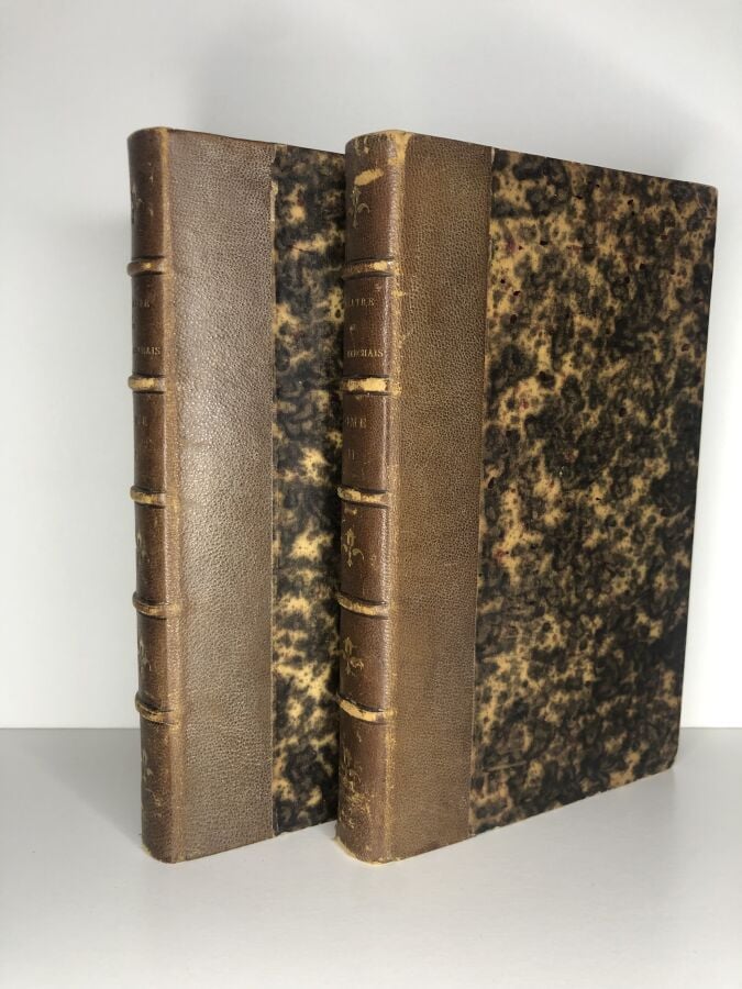 BEAUMARCHAIS. - Théatre de Beaumarchais. Édité à Paris chez Furne en 1828. 2 vo…