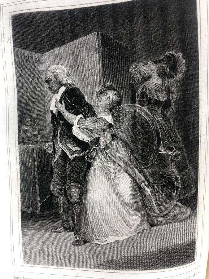 BEAUMARCHAIS. - Théatre de Beaumarchais. Édité à Paris chez Furne en 1828. 2 vo…