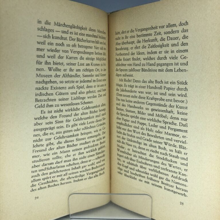 BEHEIM-SCHWARZBACH (Martin). - Von den buchern. Édité à Hambourg chez Bel Hans…