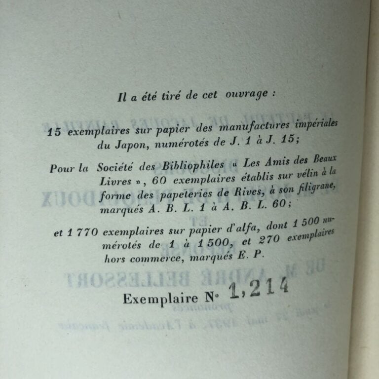 BELLESSORT (André). - Discours de réception de M. Joseph de Pesquidoux a l'acad…