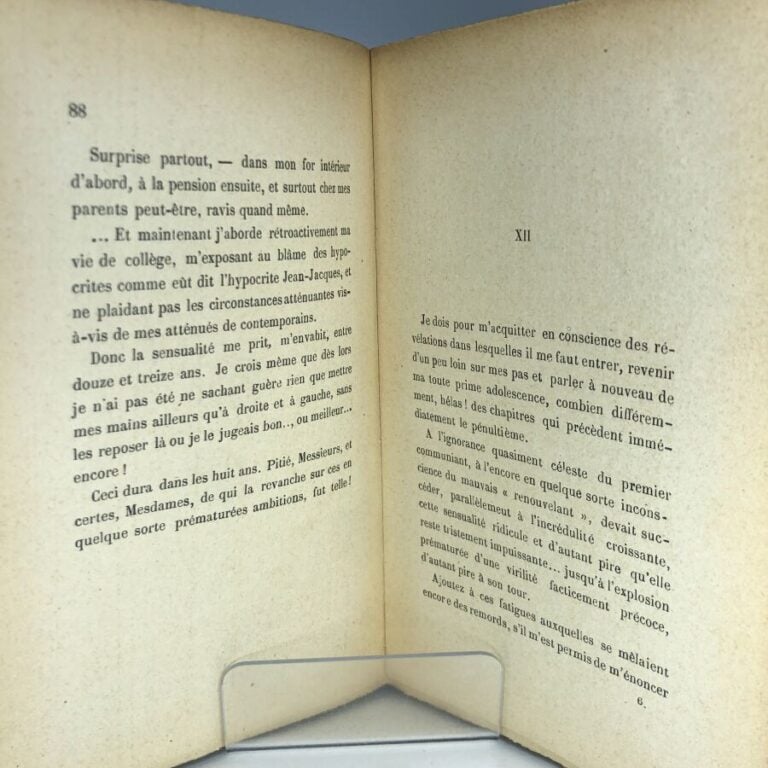 [BIOGRAPHIE] VERLAINE (Paul). - Confessions, notes autobiographiques. Édité à P…