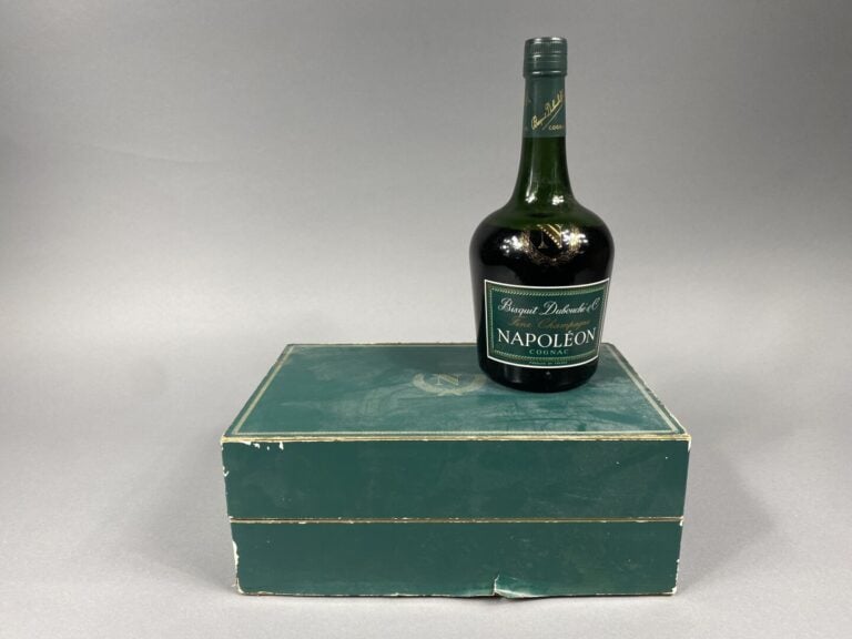 BISQUIT DUBOUCHE - Cognac - Une bouteille - Dans son coffret - (en l'état)