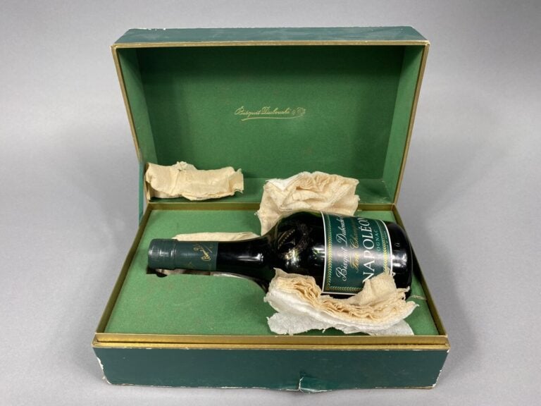 BISQUIT DUBOUCHE - Cognac - Une bouteille - Dans son coffret - (en l'état)