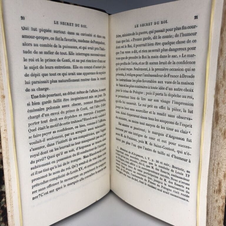 BROGLIE (le duc de). - Le secret du Roi correspondances secrète de Louis XV ave…