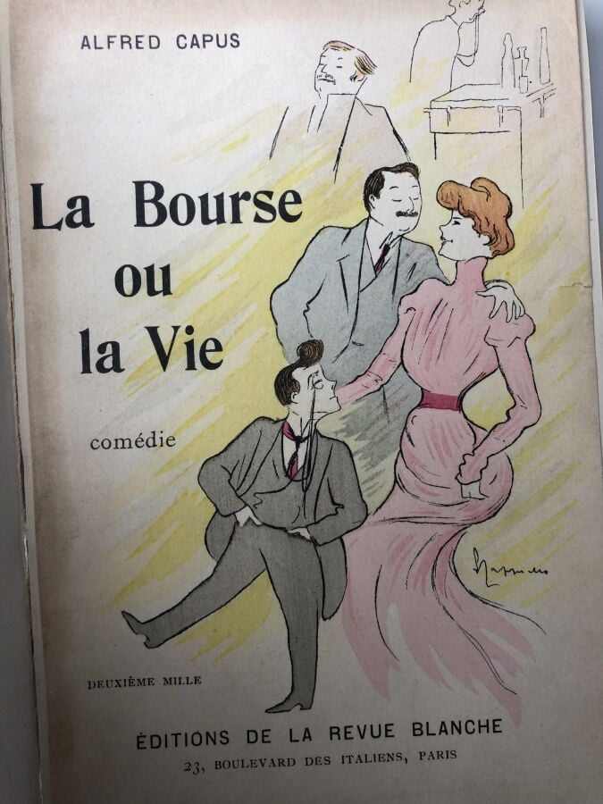 CAPUS (Alfred) - La veine, comédie en 4 actes. Édité à Paris chez éditions de l…