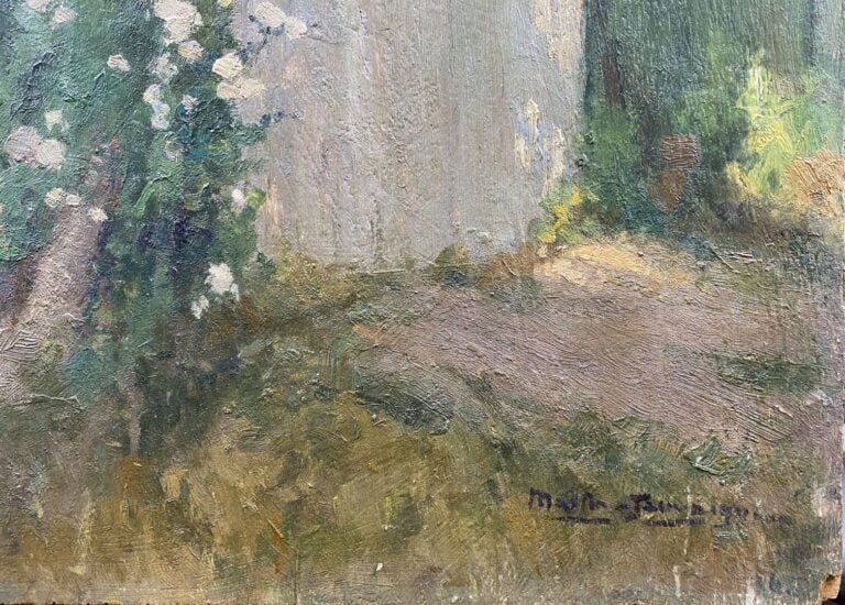 Charles MARTIN-SAUVAIGO (1881-1970) - Altéa - Huile sur panneau - Signé en bas…